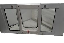 IDEAL Sash Aluminum Window Pet Door 27"-32" Chubby Kat Flap Size 7.5" x 10.5" for sale  Shipping to South Africa