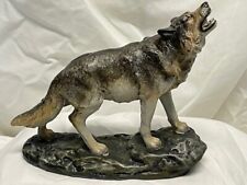 Howling wolf sculpture for sale  Woodway