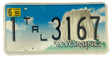 Wyoming 2002 license for sale  Mundelein