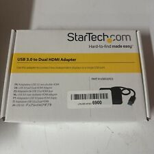 Adaptador Startech.com USB32HD2 USB 3.0 para HDMI duplo, preto comprar usado  Enviando para Brazil