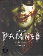 BATMAN DAMNED #2 HARLEY COVER QUASE PERFEITO (HQ SCANS)AZZARELLO, DC COMICS BLACK LABEL 2018 comprar usado  Enviando para Brazil