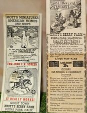 farm knotts tickets berry for sale  Carson City