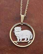 Cat pendant necklace for sale  Feeding Hills