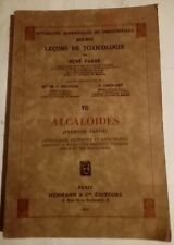 Leçons toxicologie. partie d'occasion  Nogent-sur-Vernisson