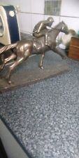 Bronze horse andjockey for sale  ABERTILLERY