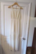 Long cream dress for sale  WIGAN