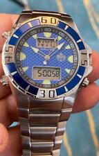 SUG 1883 'BLUE' DIAL 'DIGI-ANALOG 'WORLD-TIME MENS WATCH S004-514 for sale  Shipping to South Africa