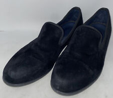 Duke & Dexter Black Bowler Suede Loafers Men’s Size 8 Made in England for sale  Shipping to South Africa