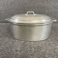 Vintage Miracle Maid Cookware Aluminum Roaster Dutch Oven With Lid Pot for sale  Shipping to South Africa