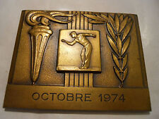 1974 médaille plaque d'occasion  France