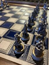 Vintage pewter chess for sale  DERBY