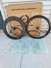 SUPERTEAM Carbon Wheelset Road Bike 50/88mm Clincher Carbon Wheels R36 Hub for sale  Houghton Lake