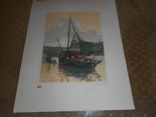 Sailboat harbor print for sale  Pottstown