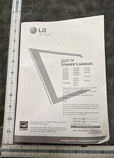 LG LCD TV Manual do Proprietário 19LH20 22LH20 26LH20 32LH30 37LH30 32LF11 19LU55, usado comprar usado  Enviando para Brazil