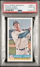 2017 Topps Archives 1959 Bazooka #59B-7 Aaron Judge 1959 Bazooka PSA 10, used for sale  Shipping to South Africa
