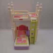 Beliche de casal Fisher Price Loving Family casa de bonecas MENINAS QUARTO, usado comprar usado  Enviando para Brazil