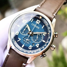 Relógio masculino Citizen Eco-Drive cronógrafo mostrador azul data de exibição CA4420-13L comprar usado  Enviando para Brazil