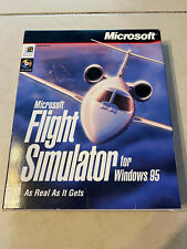 Microsoft Flight Simulator para Windows 95 Series (PC, 2000) Raro! Perfeito estado! comprar usado  Enviando para Brazil