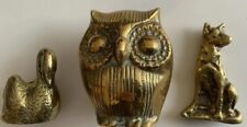 Brass ornaments owl for sale  CHESTERFIELD