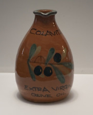 Jarra jarra de aceite de oliva virgen extra Colavita cerámica esmaltada vacía sin tapón segunda mano  Embacar hacia Argentina