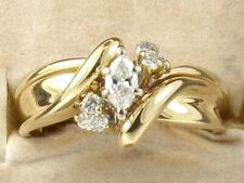 marquise diamond ring set for sale  Indianapolis