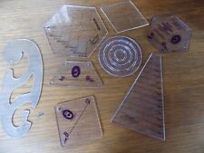 Perspex templates sewing for sale  NORTHAMPTON