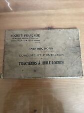 Instructions conduite entretie d'occasion  Lorrez-le-Bocage-Préaux