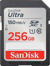 Used, Sandisk Ultra 256GB SD Card SDSDUNC / SDSDUN4 Memory Card for Camera, Trail Cam for sale  Shipping to South Africa
