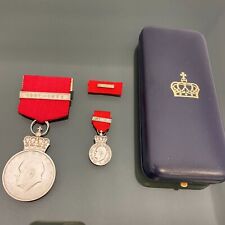 Reino de Noruega; Medalla Conmemorativa del Jubileo de Plata Rey Olaf V 1957-1982 segunda mano  Embacar hacia Argentina