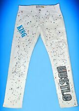 Usado, Jeans masculino Demolition Statement 34x32 desgastado pintura branca respingos comprar usado  Enviando para Brazil
