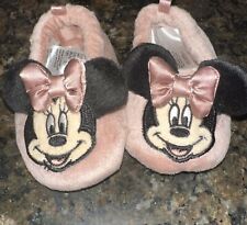 H&M Minnie Mouse Bebé Niña Zapatillas Suaves Rosa Polvo Zapatos Antideslizantes Talla 1-2 Disney, usado segunda mano  Embacar hacia Argentina
