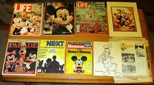 Lote (6) de revista Disney con aspecto y vida + numerosos artículos de periódicos + impresión segunda mano  Embacar hacia Argentina