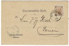 1895 correspondens karte gebraucht kaufen  Wiesenbach