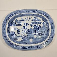 Vintage Willow Pattern Extra Large 16" Meat Platter Unbranded , used for sale  SANDBACH