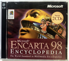 Microsoft Encarta 98 Encyclopedia (2-Disc CD-ROM, 1997) LIKE NEW in Jewel Case for sale  Shipping to South Africa