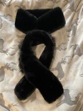 Black faux fur for sale  SHERBORNE