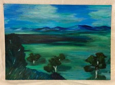 vintage landscape expressionist oil painting for sale vintage landscape expressionist oil painting for sale Shipping to Canada