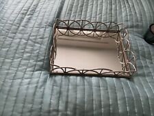 Silver mirrored rectangle for sale  LONDON