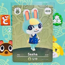 Tarjeta amiibo Sasha 433 Animal Crossing NUNCA ESCANEADA NA *Auténtica*  segunda mano  Embacar hacia Argentina