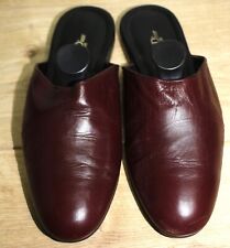 Burgundy leather slide d'occasion  France