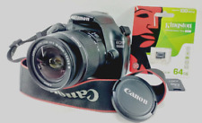Usado, Câmera Digital SLR Canon EOS 1100D 12.0MP 18-55mm DC III Lente Efs SDCS2/64GB comprar usado  Enviando para Brazil
