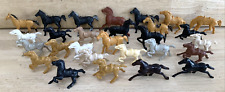 Mixed Lot of 28 Toy Plastic Horses Hard & Soft Plastic 3 & 4" for sale  Shipping to South Africa