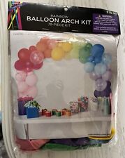 Rainbow balloon arch for sale  Shipping to Ireland