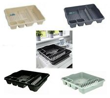 KITCHEN SINK PLASTIC DISH DRAINER CUTLERY PLATE CUP DRAINER HOLDER RACK UTENSIL  for sale  LIVINGSTON