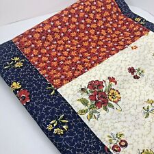 2.5 Yds Vtg Schwartz Liebman Large Squares Cheater Quilt Cotton 44” W Fabric for sale  Manchester