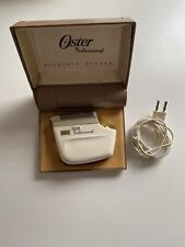 Afeitadora profesional eléctrica vintage Oster modelo 776 con estuche y cable, usado segunda mano  Embacar hacia Mexico