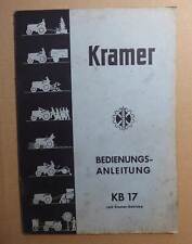 Kramer schlepper kb17 gebraucht kaufen  Recke