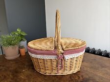 Vintage wooden wicker for sale  DERBY