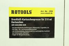 Rotools 259 druckluft gebraucht kaufen  Bubenheim, Essenheim, Zornheim