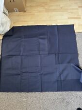 Blue polycotton fabric for sale  RUGBY